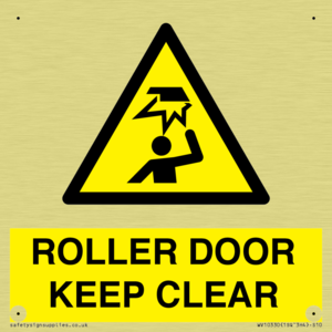 ROLLER DOOR KEEP CLEAR